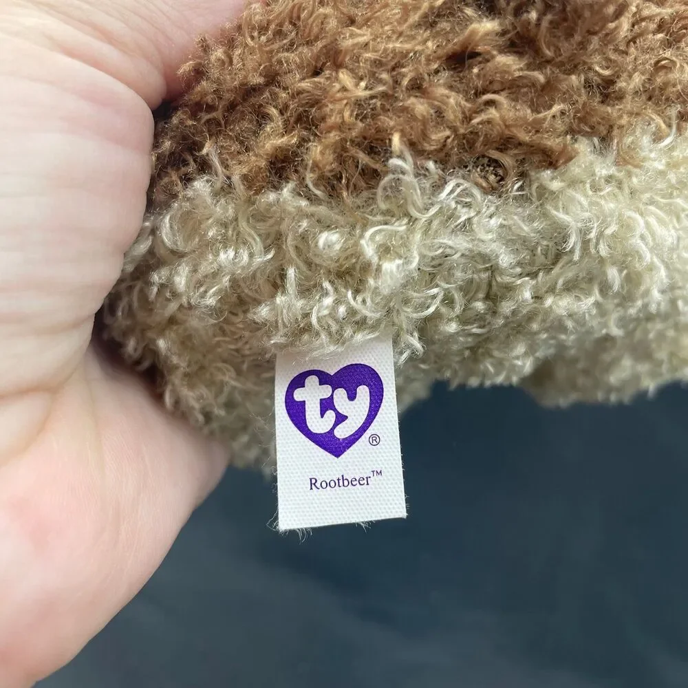 NWT Ty Beanie Boos Rootbeer the Brown Dog 8.5